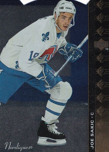 insert karta JOE SAKIC 94-95 UD SP Die-Cuts číslo SP-65